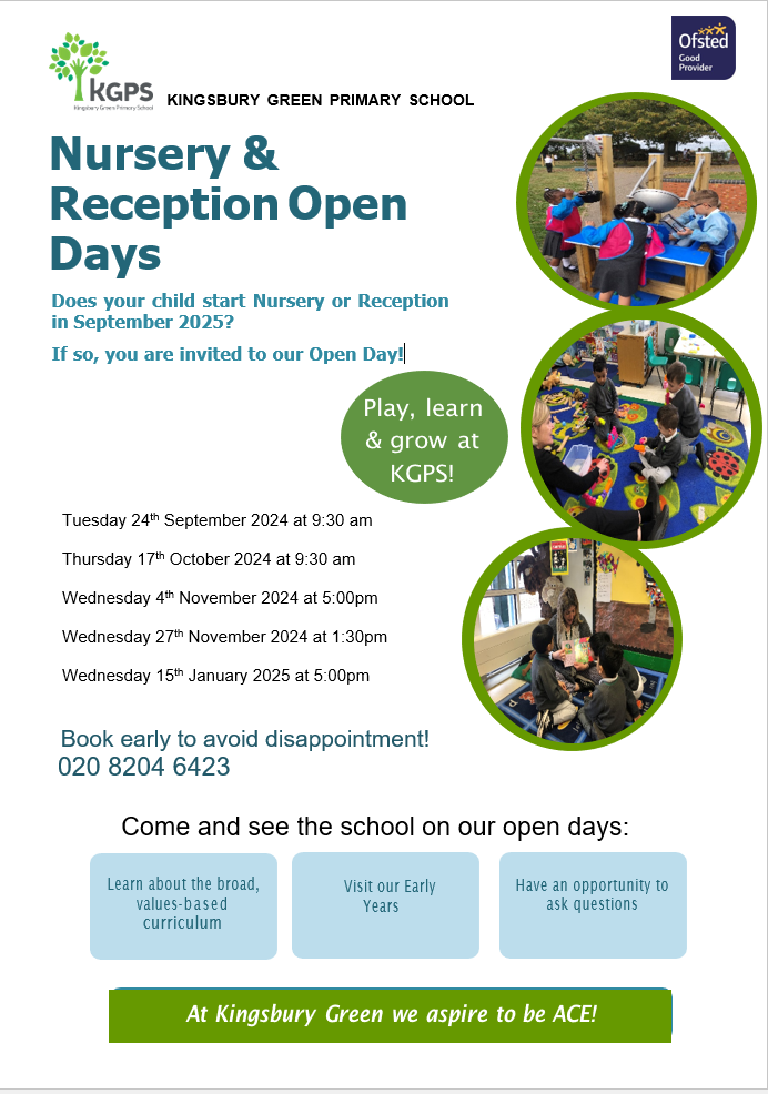 Open days poster